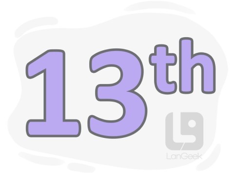 thirteenth