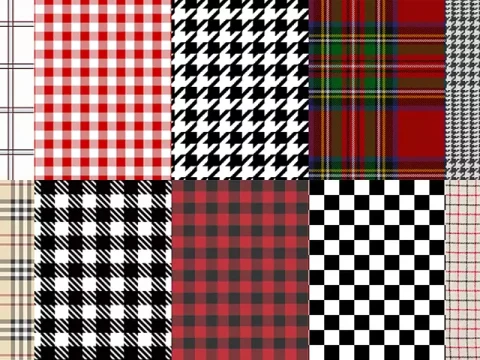 checkered
