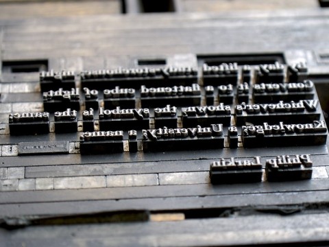 typeset