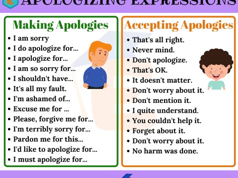 apologise