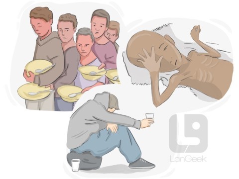 destitution