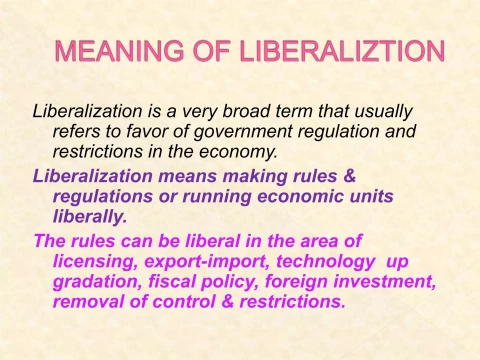 liberalise