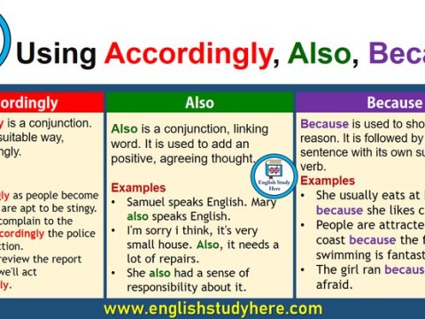 accordingly