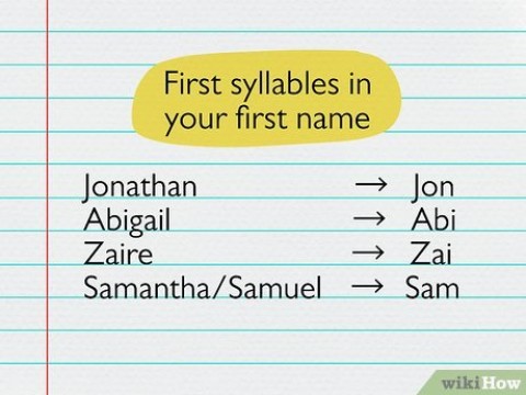 nickname